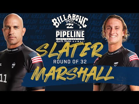 Slater vs Marshall Billabong Pro Pipeline - Round of 32 Heat Replay