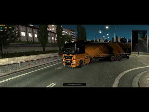 Promilowe granie 🎮 ✅ETS2 - Multi Player  Man Euro 6 By SCS 1.34 Trasy firmowe