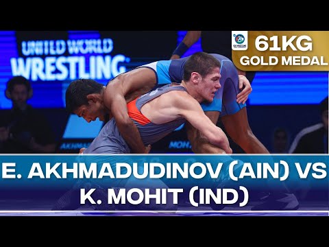 Eldar AKHMADUDINOV (AIN) vs. Kumar MOHIT (IND) | FS 61Kg | Gold Medal