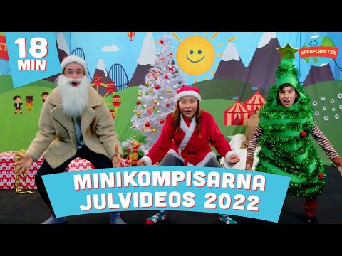 Minikompisarna - Julvideos 2022 - Tomten jag vill ha en riktig jul, Nu är det jul igen, med flera. 🎄