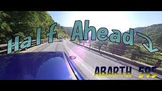 【ABARTH 595 アバルト/字幕ON】姉川ダムを目指してみた #02
