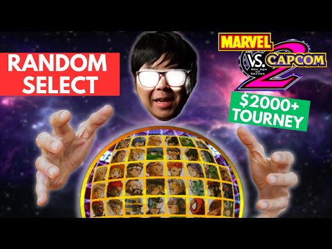 Marvel 2 Random Select Tourney (Justin Wong VDO Shin Amingo Static Gorilla) Marvel vs. Capcom 2 MVC2