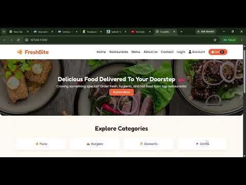 Task Demo - DAS004414 - FreshBite - Online Food Ordering