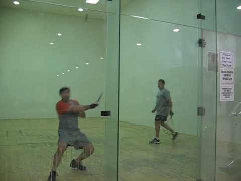 Only Court in Iraq - Racquetball - Angel vs Mike 10