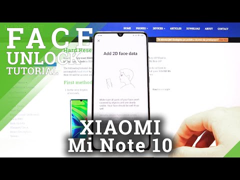 How to Use Face Unlock on Xiaomi Mi Note 10 - Face Recognition Technology