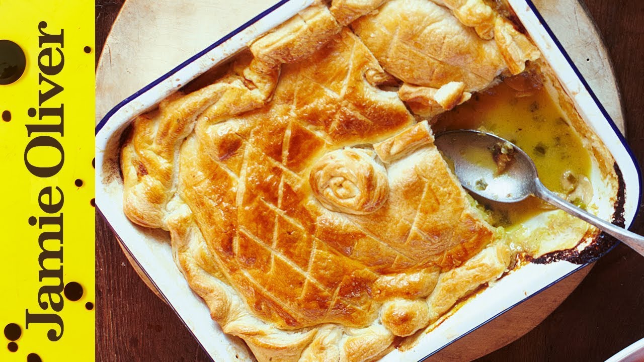 Jamie's Quick Chicken & Mushroom Pie