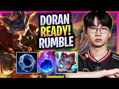 DORAN IS READY TO PLAY RUMBLE! - T1 Doran Plays Rumble TOP vs Pantheon! | Season 2025