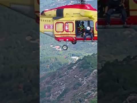Intervento elisoccorso Pegaso sul Monte Capanne, Marciana