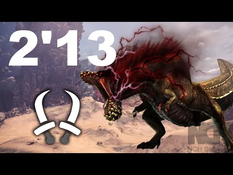 MHW Iceborne - Savage Deviljho 2'13 Dual Blades Solo
