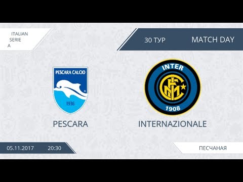 AFL17.Italian Serie A. Tour 30. Pescara - Internazionale