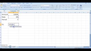 Find Future Value Using Excel Function FV