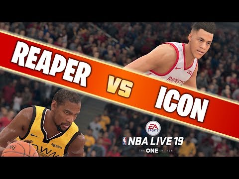 95 OVERALL SHARP VS THE REAPER ICON WING SHOOTER | NBA Live 19 The One