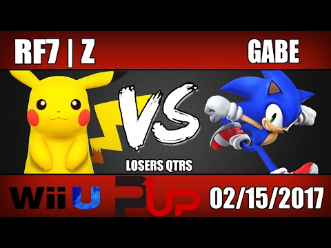 RF7 | Z (Pikachu) vs Gabe (Sonic) - Wii U Losers Quarters - SOS
