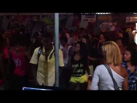 Million Stylez freestyling in the favela Vila Operaria, Brazil. 3 Dec 2013