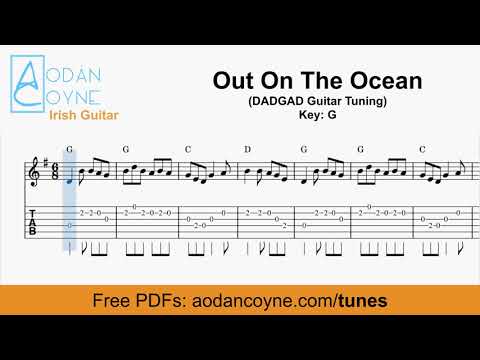 How To Play Out On The Ocean - Irish Jig (Tabs, Notation & Chords)