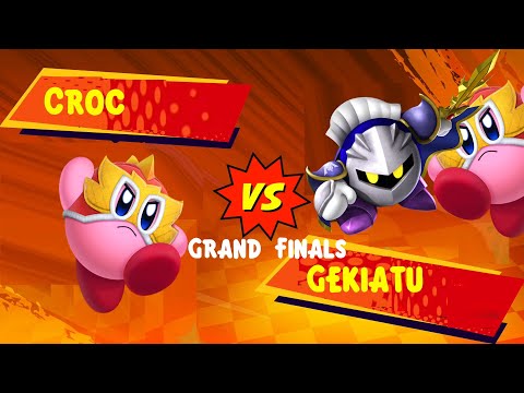 Croc (Wrestler) vs Gekiatu (Wrestler/Meta Knight) Kirby Fighters 2 Japan International Grand Finals