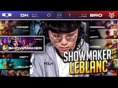 ESTO PASA CUANDO LE DEJAN OPEN LEBLANC A SHOWMAKER 😱🧙‍♂️ // DK vs BRO Highlights game 2
