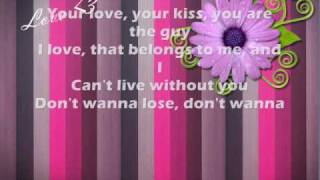 Pixie Lott-My Love-Lyrics On Screen