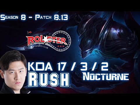 KT Rush NOCTURNE vs SEJUANI Jungle - Patch 8.13 KR Ranked