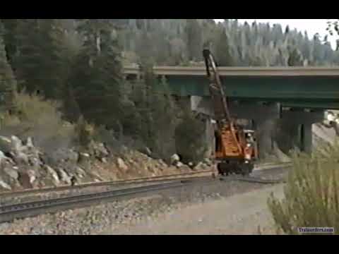 Classic Railroad Series 1234 - Removing the rails at Yuba Pass 1993