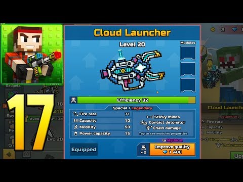 Pixel Gun 3D - Gameplay Walkthrough Part 17 - Cloud Launcher