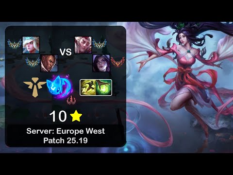 Janna Support + Lucian vs Rakan + Kai'Sa - EUW Challenger - Patch 25.19