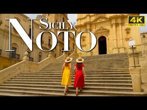 🇮🇹✨ Walking Tour Noto Corso Vittorio Emanuele  the Baroque Heart of Sicily – 4K MAGIC  4K