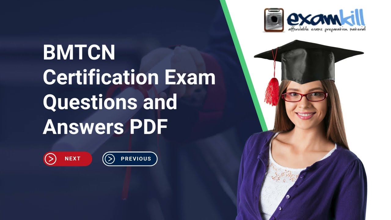 BMTCN Certification Exam Questions and Answers PDF | Updated Practice Guide