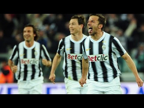 Allesandro Del Piero Freekick Master class (Juventus vs Lazio 2-1) 2012
