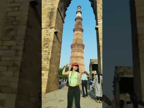 qutub minar ❤️ #saisha #youtubeshorts #shorts