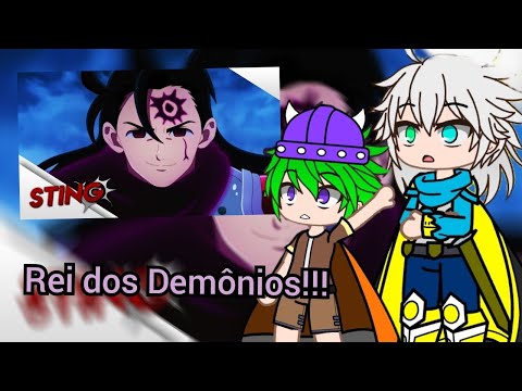 4 Cavaleiros do Apocalipse react rap do Zeldris Rei Dos Demônios -( Nanatsu no Taizai) - Sting