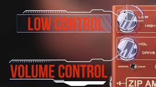 Video thumbnail for JOYO R-04 ZIP AMP - Compression Overdrive Pedal by JOYO AUDIO