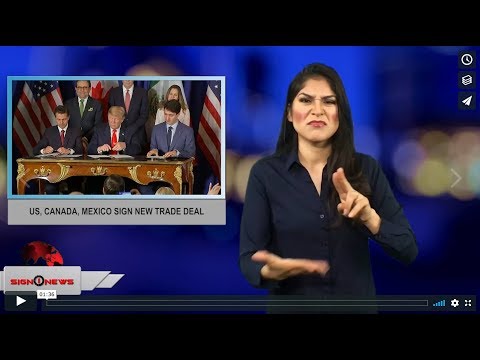US, Canada, Mexico sign new trade deal (12.2.18)