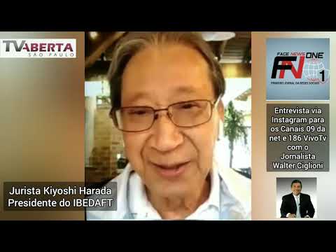 Entrevista com o jurista Kiyoshi Harada, presidente do IBEDAFT para o jornalista Walter Ciglioni