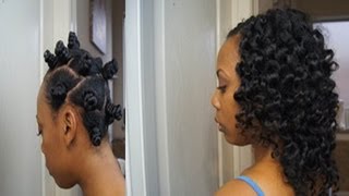 Bantu Knot Out Tutorial