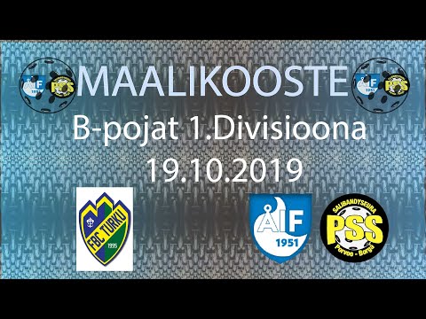 Maalikooste FBC Turku - ÅIF/PSS B-pojat (1.Divisioona 19.10.2019)