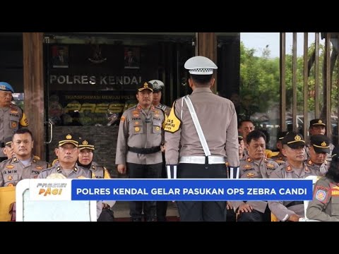 POLRES KENDAL GELAR PASUKAN OPS ZEBRA CANDI 2024