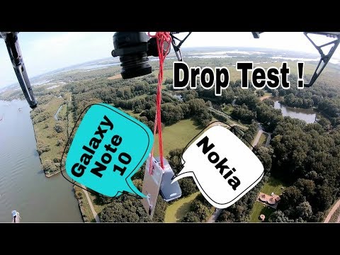 Samsung Galaxy Note 10 Drop Test from 1000FT VS Nokia 3310 | Amazing Skills Official