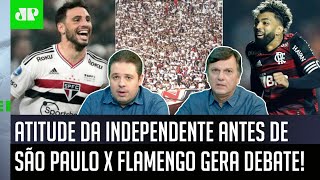 ‘Essa carta da torcida do São Paulo é…’: Recado da Independente antes de São Paulo e Flamengo gera debate