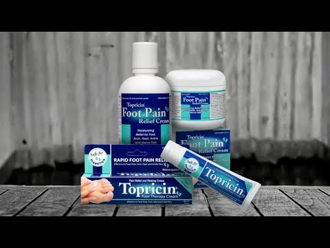 "Fast Feet" | Topricin Foot Pain Relief Cream