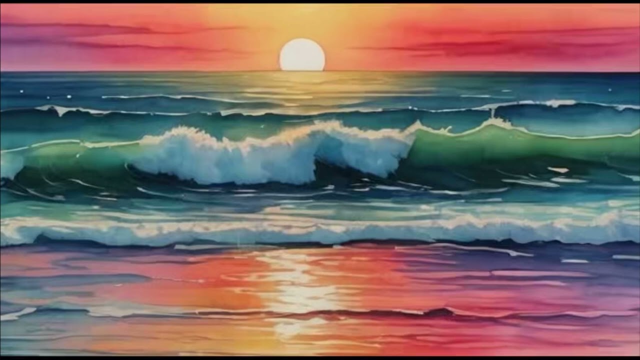 Beautiful Beach Sunset | 9 Hours 4K Wallpaper Timer Background Video Phone Monitor PC TV #123