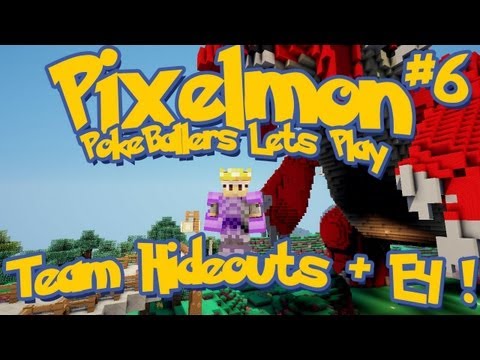 Pixelmon Server Minecraft Pokemon Mod Pokeballers Lets Play! Ep 6 - Team Hideouts + Elite Four !