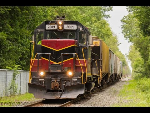 HD: Mass Coastal Freight Train in Middleboro