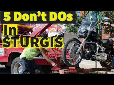 5 Don't Do's During Sturgis Motorcycle Rally (PLUS A BONUS) 👊