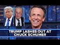 Trump Lashes Out At Chuck Schumer In Truth Social Post Claims U S Is In Democrats Grasp