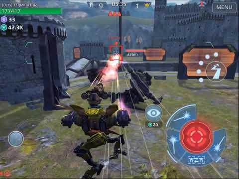 Powerful Ember-Halo Strider in FFA | War Robots [WR] Champion League Gameplay