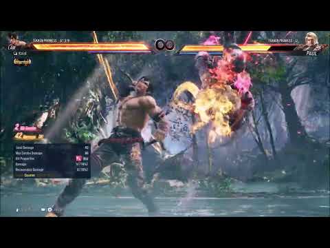 TEKKEN 8 CNT | Law CH Poison Dart (F2~1) Combos