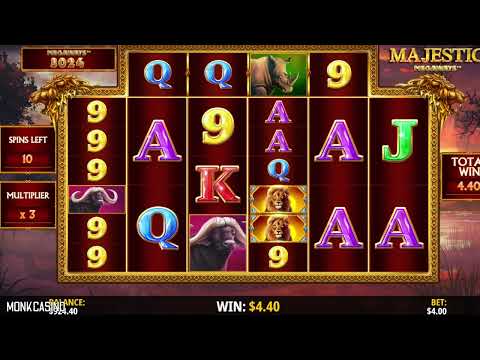 Majestic Megaways Big Win 300x Bet Casino Slots