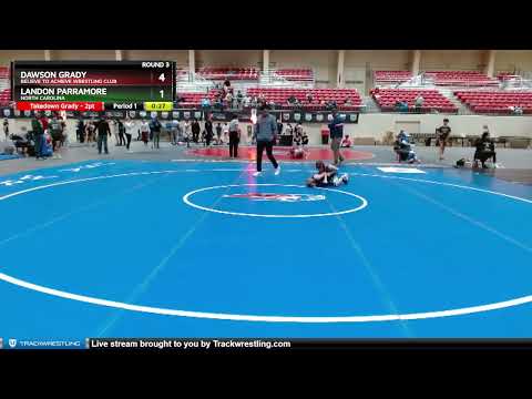 58-61 Lbs Round 3 - Landon Parramore, North Carolina Vs Dawson Grady, Believe To Achieve Wrestling