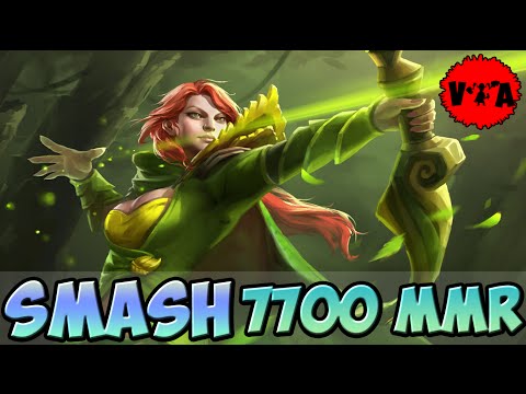 Dota 2 - SmAsH 7700 MMR Plays Windranger vol #2 - Ranked Match
